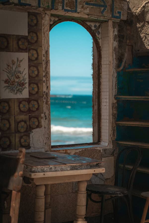 Window on the sea.