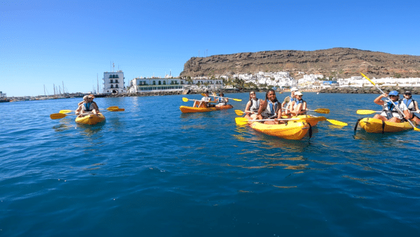 People on kayaks.