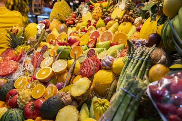 Fruit stand.