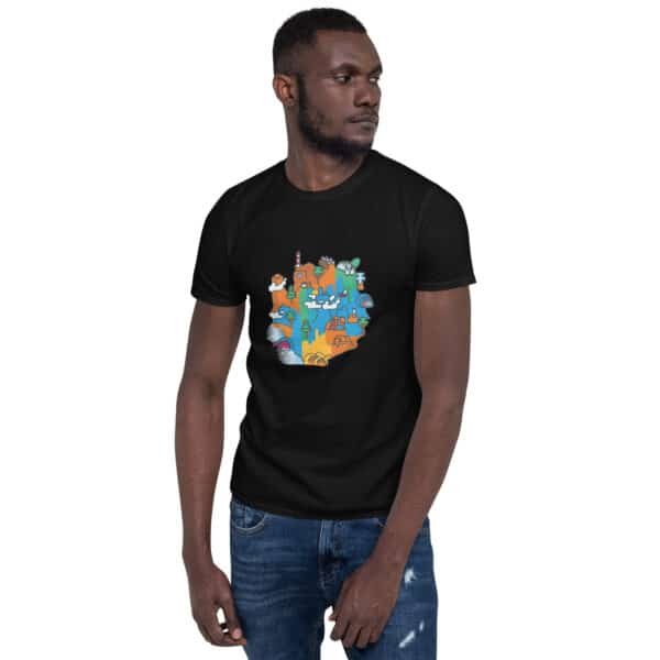Secret Map front – Simple Unisex T-Shirt - Image 2