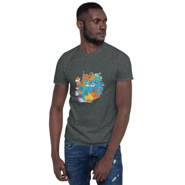 Secret Map front – Simple Unisex T-Shirt - Image 14