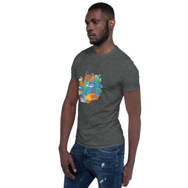 Secret Map front – Simple Unisex T-Shirt - Image 16