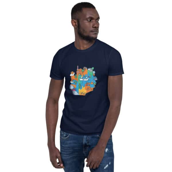 Secret Map front – Simple Unisex T-Shirt - Image 8