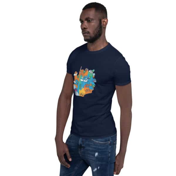 Secret Map front – Simple Unisex T-Shirt - Image 10