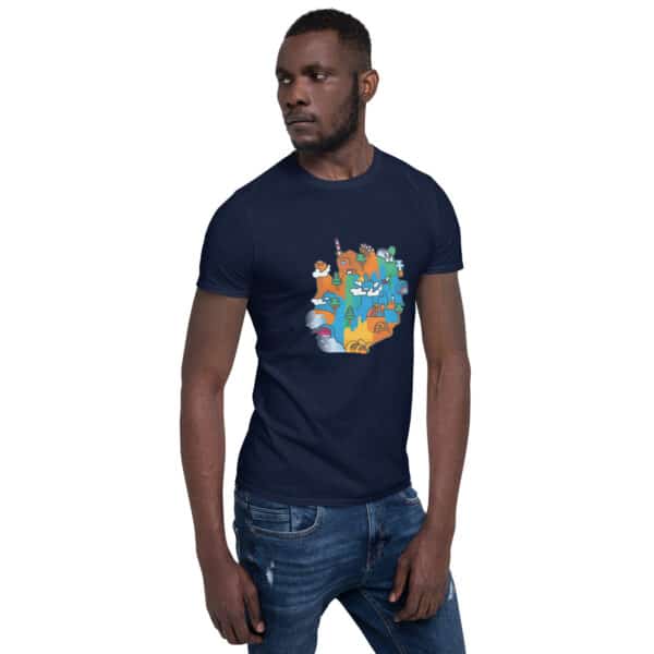 Secret Map front – Simple Unisex T-Shirt - Image 9