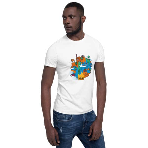 Secret Map front – Simple Unisex T-Shirt - Image 26